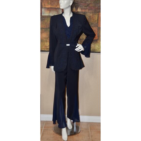 Donna Vinci Church, Wedding, Special Occasion Evening 2pc Pant Suit Set 8 - Picture 1 of 16